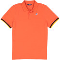 K-Way Vincent Contrast Polo K00AI40  Bianco