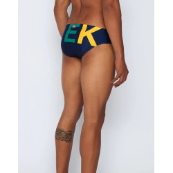 SUNDEK COSTUME UOMO SLIP  M296SSL NERO/VERDE