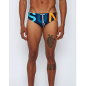 SUNDEK COSTUME UOMO SLIP  M296SSL NERO/VERDE
