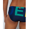 SUNDEK COSTUME UOMO SLIP  M296SSL NERO/VERDE