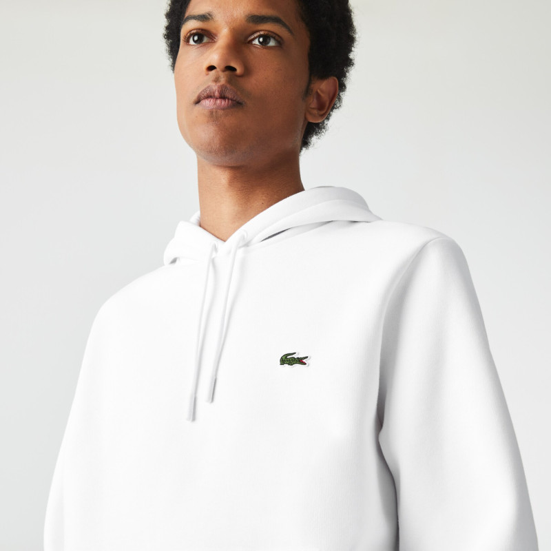 LACOSTE Felpa Jogger da uomo con cappuccio SH9623 Bianco