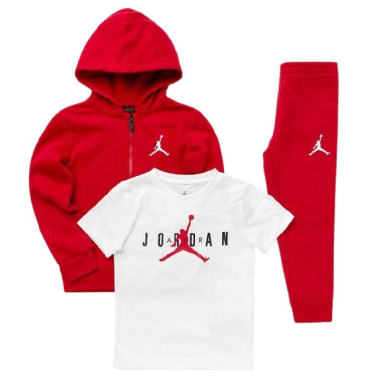 NIKE JORDAN ESSENTIALS FZ BOX SET JUNIOR 85C286 RED