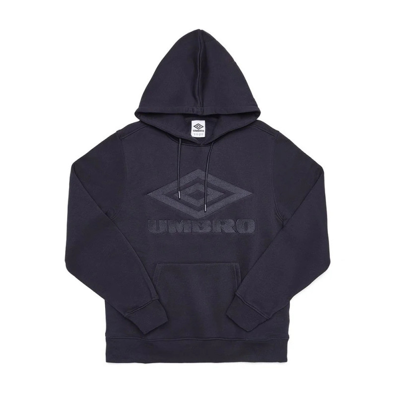 UMBRO FELPA CON BIG LOGO RICAMATO 613B BLACK