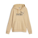 Felpa con cappuccio ESS+ ANIMAL donna 677872  Beige