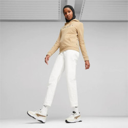 Felpa con cappuccio ESS+ ANIMAL donna 677872  Beige