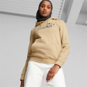 Felpa con cappuccio ESS+ ANIMAL donna 677872  Beige