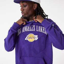 New Era Felpa LA Lakers NBA Logo viola 6381 Viola