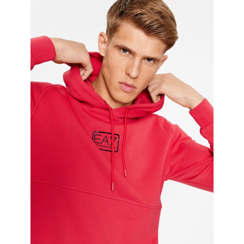 Armani EA7 Felpa con cappuccio Graphic Series 6RPM96 Red