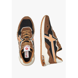 W6YZ sneaker Man in suede 1A61 Marrone/Nero