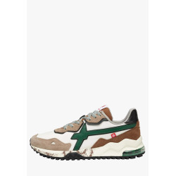 W6YZ sneaker Man in suede 1A61 Marrone/Nero
