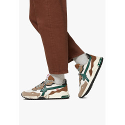 W6YZ sneaker Man in suede 1A61 Marrone/Nero