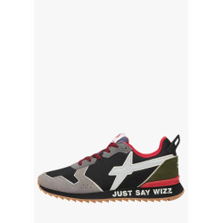 W6YZ Jet-m. Sneaker in tessuto tecnico e suede 1B98 Grigio/Nero