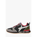 W6YZ Jet-m. Sneaker in tessuto tecnico e suede 1B98 Grigio/Nero