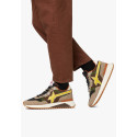 W6YZ yak-m. Sneakers in tessuto tecnico e suede 1A62 Nero/Grigio