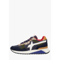 W6YZ yak-m. Sneakers in tessuto tecnico e suede 1A62 Nero/Grigio