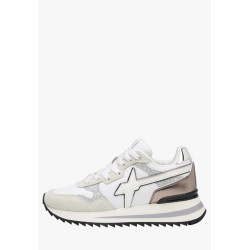 W6YZ YAK-W Sneakers in Suede 1M14 Rosa-Bianco