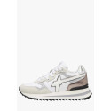 W6YZ YAK-W Sneakers in Suede 1M14 Rosa-Bianco