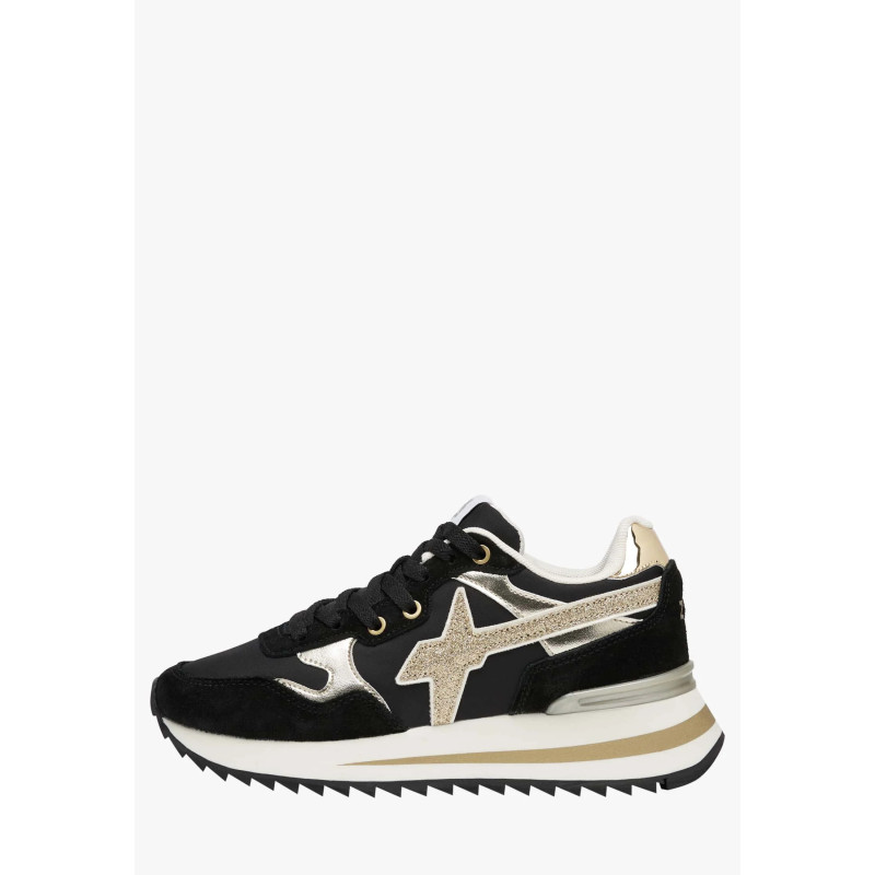 W6YZ YAK-W Sneakers in Suede 1M14 Rosa-Bianco
