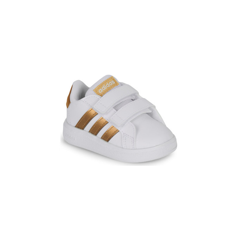 ADIDAS SCARPE BABY GRAND COURT 2.0 GY2576 BIANCO/ORO