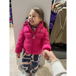 Armani EA7 Piumino Bambina 8NFB08 Fucsia