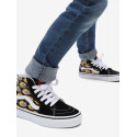 Vans Scarpe Bambino Flame Logo Repeat Sk8-Hi D5F Nero Fiamma