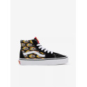 Vans Scarpe Bambino Flame Logo Repeat Sk8-Hi D5F Nero Fiamma