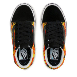 Vans Sneakers Bambino VN0A4U1Q31O1 Nero-Fiamma