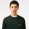 Lacoste Pullover da Uomo in cotone organico AH2193 Verde