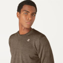 K-WAY MAGLIONE UOMO SEBASTIEN MERINO K6113BW BEIGE TAUPE