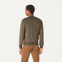 K-WAY MAGLIONE UOMO SEBASTIEN MERINO K6113BW BEIGE TAUPE
