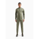 ARMANI EA7 Tuta Core Identity in cotone con logo 8NPV51 Verde