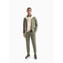 ARMANI EA7 Tuta Core Identity in cotone con logo 8NPV51 Verde