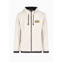 ARMANI EA7 Felpa con cappuccio Gold Label in tessuto tecnico  stretch 3DPM12