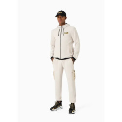 ARMANI EA7 Felpa con cappuccio Gold Label in tessuto tecnico  stretch 3DPM12