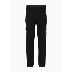 ARMANI EA7 Felpa con cappuccio Gold Label in tessuto tecnico  stretch 3DPM12