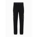 ARMANI EA7 Felpa con cappuccio Gold Label in tessuto tecnico  stretch 3DPM12