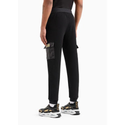 ARMANI EA7 Felpa con cappuccio Gold Label in tessuto tecnico  stretch 3DPM12