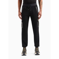 ARMANI EA7 Felpa con cappuccio Gold Label in tessuto tecnico  stretch 3DPM12
