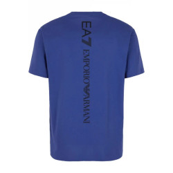ARMANI EA7  T-shirt girocollo Logo Series in cotone 8NPT18 Rosso