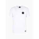 ARMANI EA7 T-Shirt Soccer in misto viscosa stretch 3DPT31 Bianco