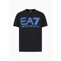 ARMANI EA7 T-Shirt Logo Series in cotone stretch 3DPT37 Nero
