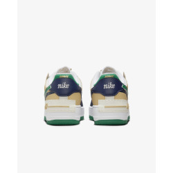 Nike Air Force 1 Shadow Donna DZ1847 Bianco/Malachite/Midnight Navy