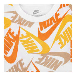 NIKE Completo Bambino 86H749 Bianco/Arancio