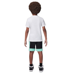 NIKE JORDAN Completo Bimbo 85D176 Bianco/Verde Acqua