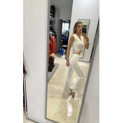 FREDDY PANTALONE DONNA F2WTRP15 BIANCO