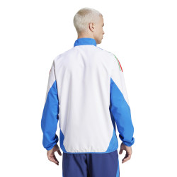 Adidas Tuta Uomo Prematch Italia Europei 2024 IQ2183-IQ2181 Blu