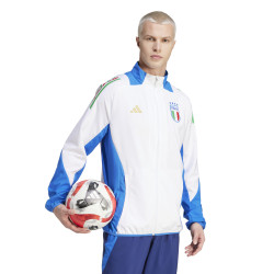 Adidas Tuta Uomo Prematch Italia Europei 2024 IQ2183-IQ2181 Blu