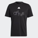 ADIDAS GRAPHIC T-SHIRT MAN IP3802 NERO/BIANCO