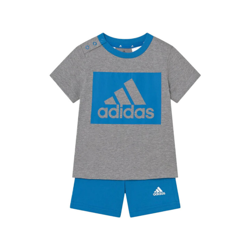 Adidas Completo Bambino SET H65822 Grigio/Azzurro