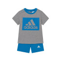 Adidas Completo Bambino SET H65822 Grigio/Azzurro